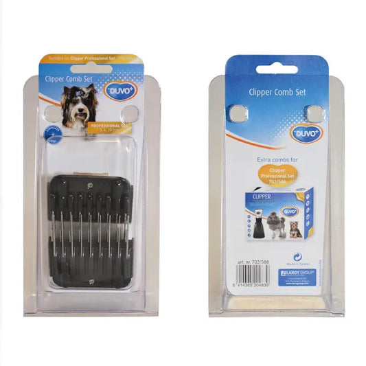 Duvo+ Clipper Comb Set 3-6-10mm | Professional Grooming Combs for Andis & Duvo+