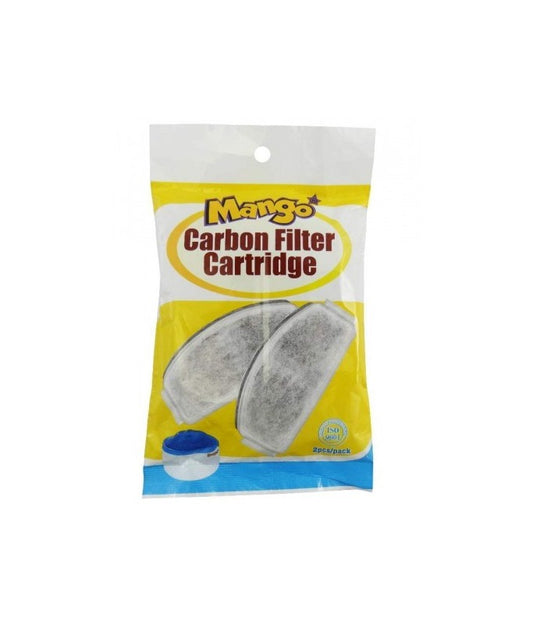 KW Zone Replacement Cartridge for Mango Cat Water Feeder | 2 Pieces per Pack | Pet Water Fountain Filter