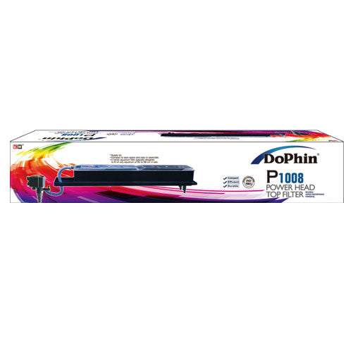 KW Zone DoPhin Top Filter with Internal Power Head | 92–96 cm Aquarium Top Filter | High-Efficiency Filtration System