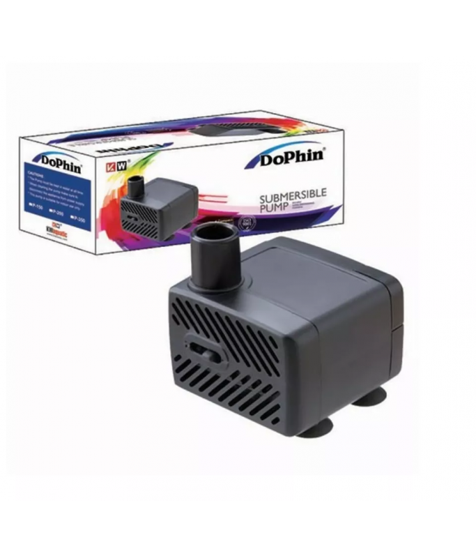 KW Zone DoPhin Submersible Pump | 300L/H Aquarium Water Pump | 220-240V/50Hz | Quiet & Energy Efficient Pump