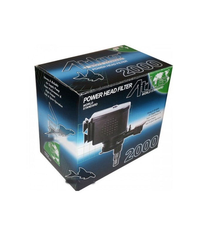 KW Zone Atlas AT-2000 Power Head | 2000L/H High Flow Aquarium Pump | Model PHAT2000