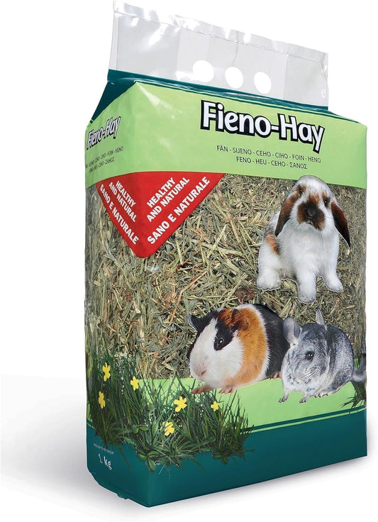 Padovan Fieno Hay 1kg | Meadow Hay for Dwarf Rabbits, Guinea Pigs & Chinchillas