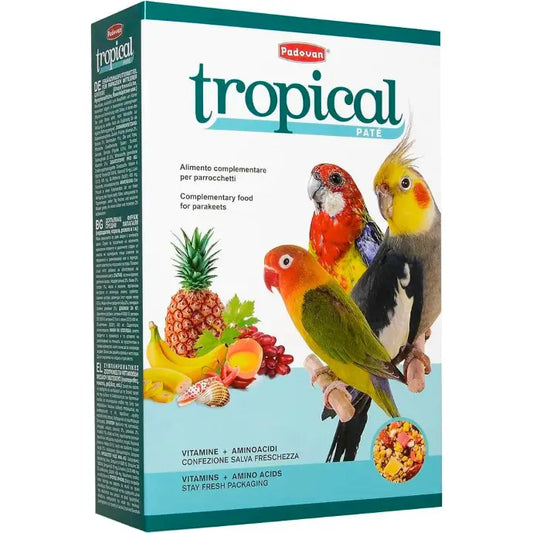 Padovan Tropical Patee 700g | Soft Complementary Food for Tropical Birds