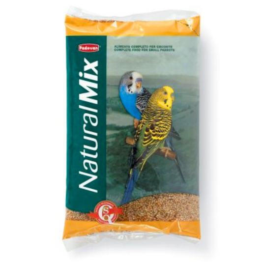 Padovan Naturalmix Cocorite 1kg | Complete Feed for Budgerigars (Budgies)