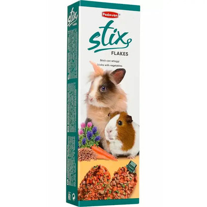 Padovan Stix Herbs Coniglietti 100g | Herb-Infused Baked Sticks for Rabbits