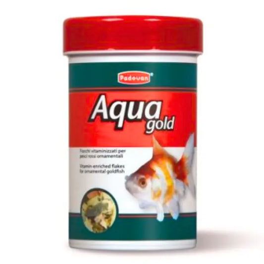 Padovan Aqua Gold (100ml/16g) | Small Vitamin-Enriched Goldfish Flakes