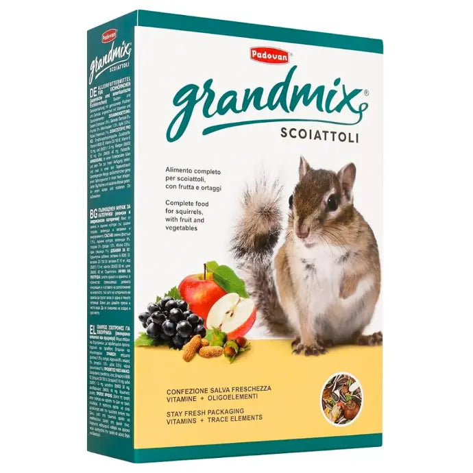 Padovan Grandmix Scoiattoli 750g | Complete Feed for Squirrels & Chipmunks