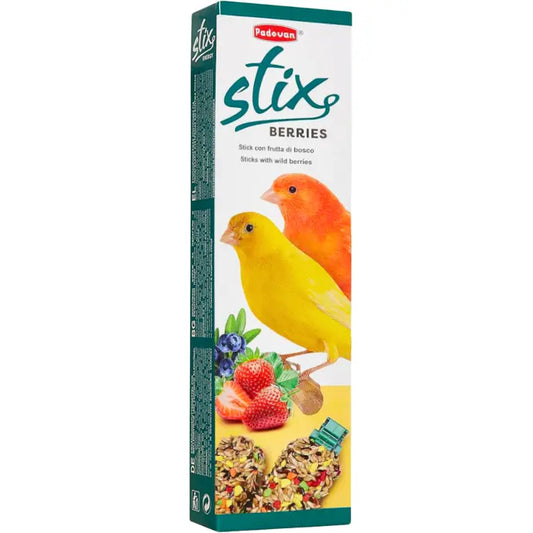 Padovan Stix Berries Canarini 60g | Wild Berry Sticks for Canaries
