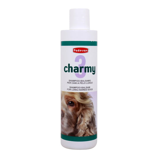Padovan Charmy 3 Shampoo 250ml | 2-in-1 Conditioner for Long-Haired Dogs