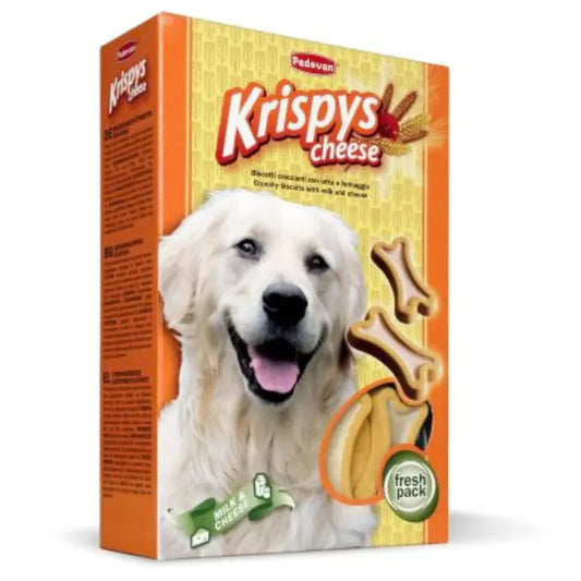 Padovan Krispys Cheese 400g | Cheesy Dog Treat Biscuits
