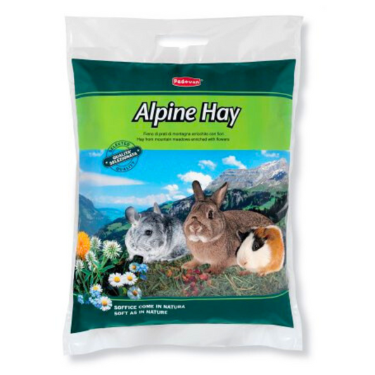 Padovan Alpine Hay 700g | High-Fiber Hay for Rabbits, Guinea Pigs & Chinchillas