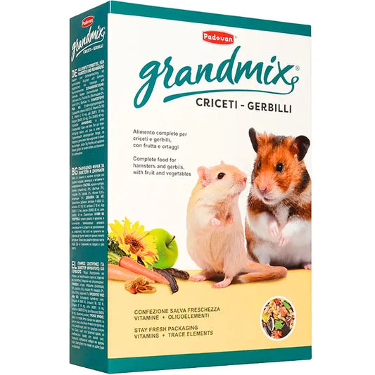 Padovan Grandmix Criceti 400g | Complete Feed for Hamsters, Mice & Gerbils