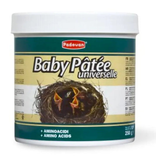 Padovan Baby Patee Universelle 250g | Complete Hand-Feeding Formula for Nestling Birds