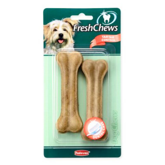 Padovan Fresh Chews 8cm 90g (2pcs) | Natural Dental Chews for Small & Medium Dogs