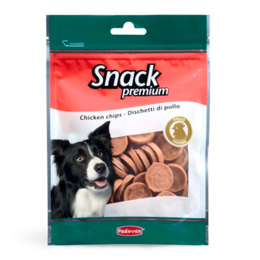 Padovan Dog Chicken Chips 100g | Crispy Chicken Treats Rich in Protein for Dogs