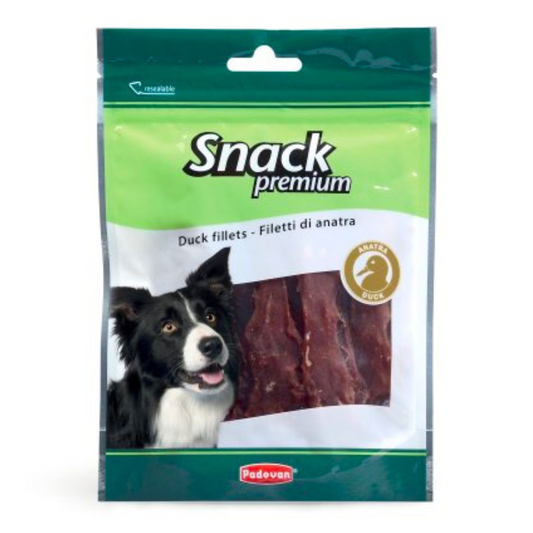 Padovan Dog Snack Duck Fillets 100g | Premium Duck Fillet Treats for Dogs
