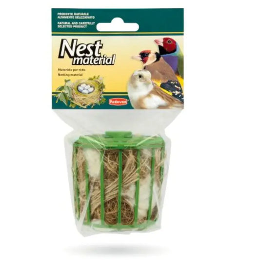 Padovan Nest Material 24 Pcs | Natural Fibre Blend for Bird Nests