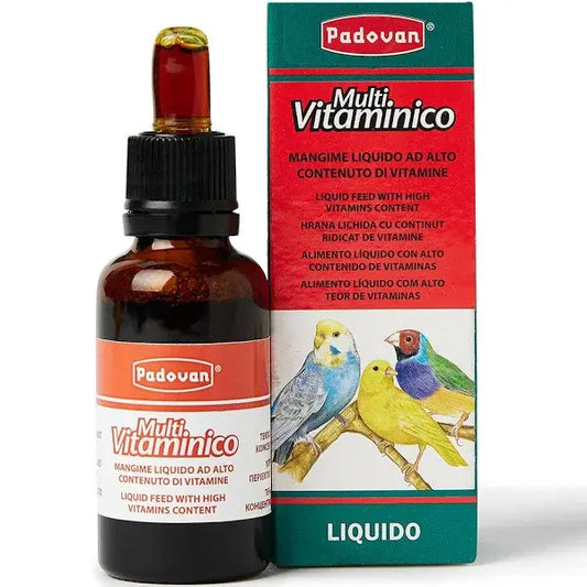 Padovan Multivitaminico 30ml | Amino-Acid Enriched Bird Multivitamin