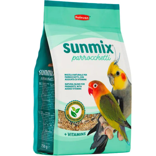 Padovan Sunmix Parrocchetti 750g | Complete Feed for Lovebirds & Quarrions