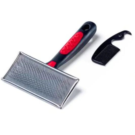 Padovan Pet Slicker Brush M 8.5x4cm | Medium Pin Brush for Grooming