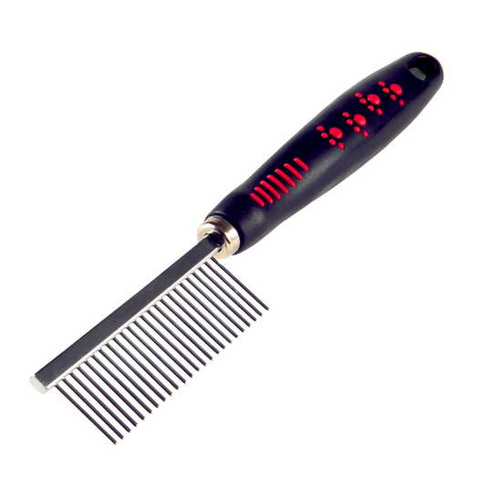 Padovan Wide-Toothed Comb 20x2.5cm | Dematting Comb for Medium to Long Coats