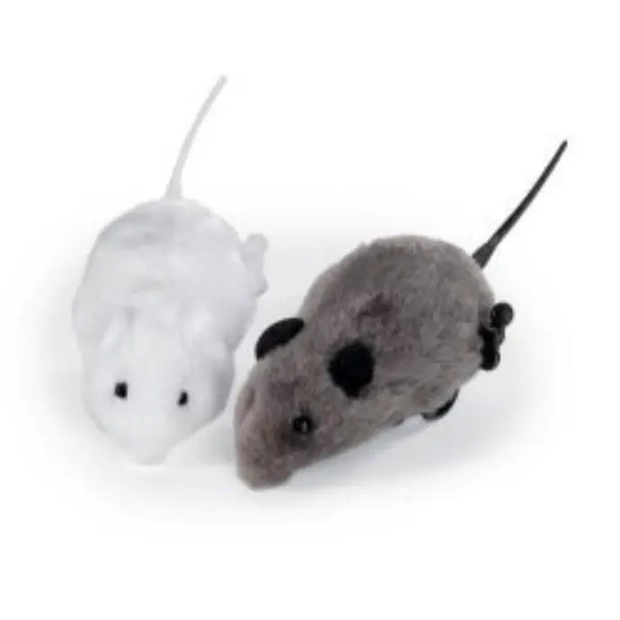 Padovan Wind-Up Mouse Cat Toy | Interactive Moving Mouse Toy (12pcs/Box)