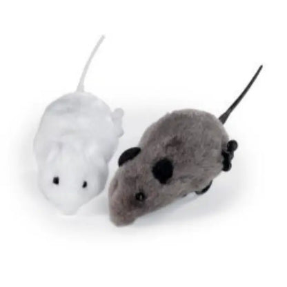 Padovan Wind-Up Mouse Cat Toy | Interactive Moving Mouse Toy (12pcs/Box)