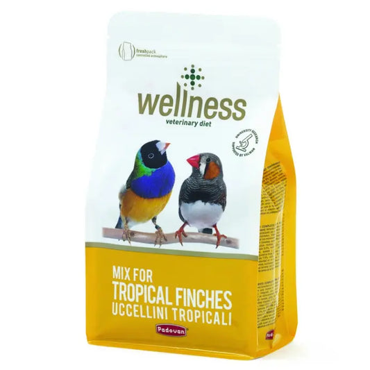 Padovan Wellness Tropical Finches 1kg | Complete Feed for Finches