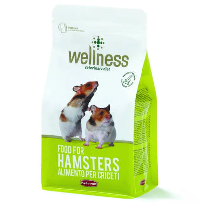 Padovan Wellness Hamster 1kg | Premium Complete Feed with Larvae & Plant Flakes