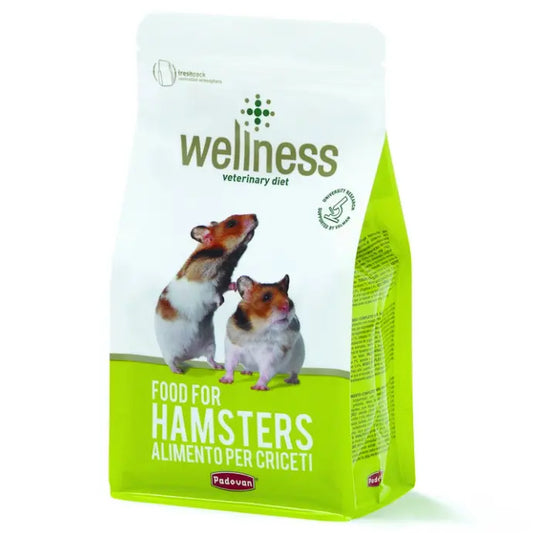 Padovan Wellness Hamster 1kg | Premium Complete Feed with Larvae & Plant Flakes
