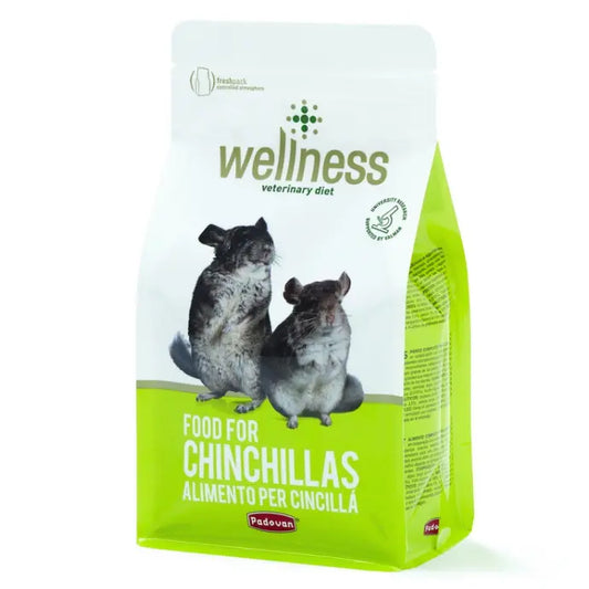 Padovan Wellness Chinchillas 1kg | Complete Feed for Digestive & Dental Health