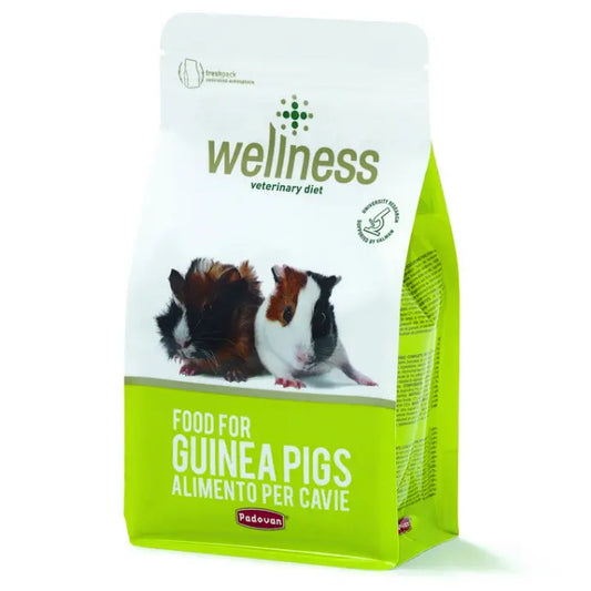 Padovan Wellness Guinea Pigs 1kg | Premium Complete Feed with BiPellet Formula