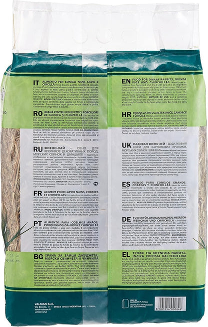 Padovan Fieno Hay 1kg | Meadow Hay for Dwarf Rabbits, Guinea Pigs & Chinchillas