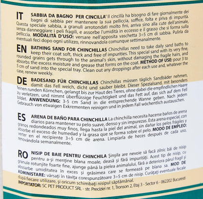 Padovan Bathing Sand 2L | Premium Bathing Sand for Chinchillas & Small Pets