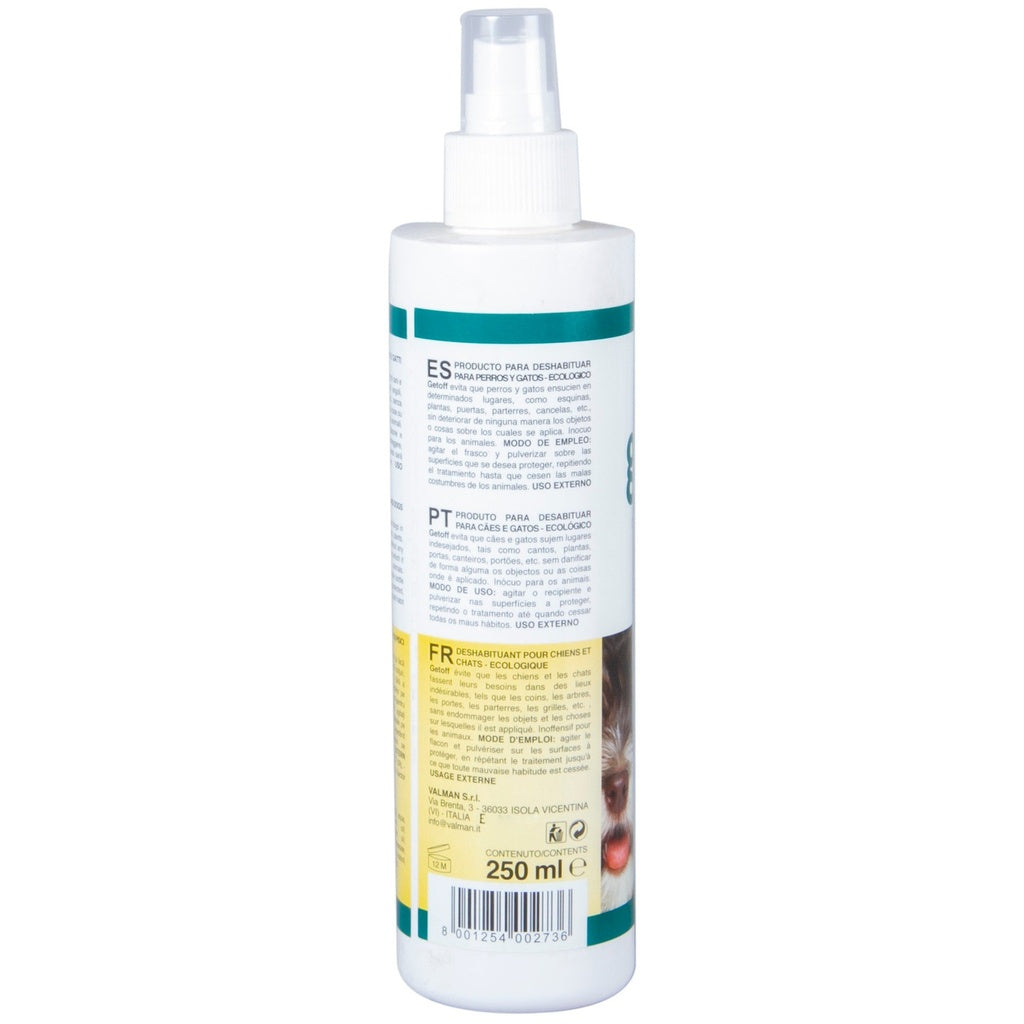 Padovan Get Off Spray 250ml | Natural Deterrent Spray for Cats and Dogs