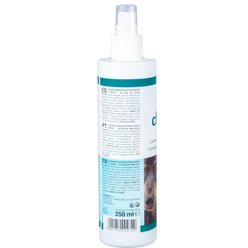 Padovan Charmy 9 250ml | Waterless Cleaning Lotion for Dogs and Cats