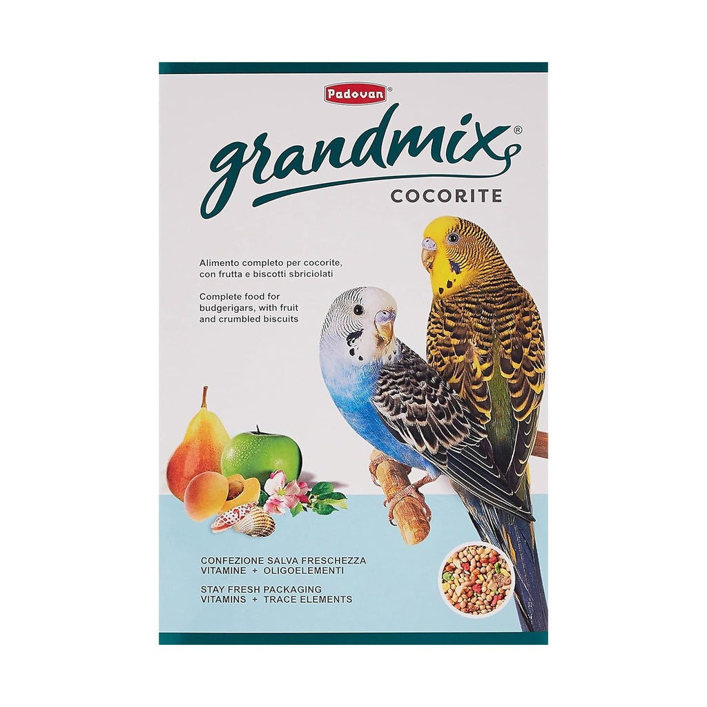 Padovan Grandmix Cocorite 400g | Complete Food for Budgerigars (Budgies)