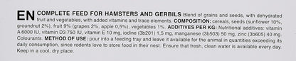 Padovan Grandmix Criceti 400g | Complete Feed for Hamsters, Mice & Gerbils