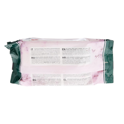 Padovan Pet Wipes White Musk 40pcs | Scented Grooming Wipes for Dogs & Cats