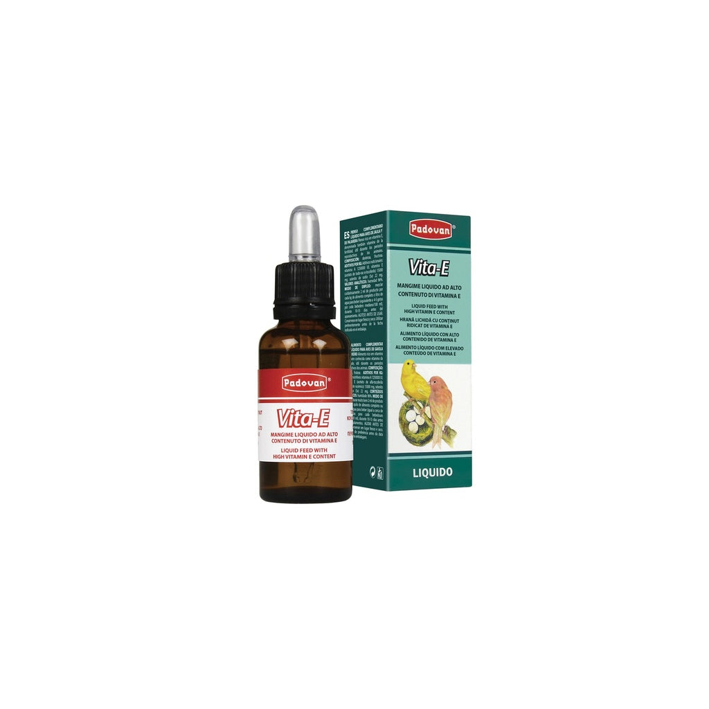 Padovan Vita-E (Liquid) 30ml | Fertility Vitamin Supplement for Birds