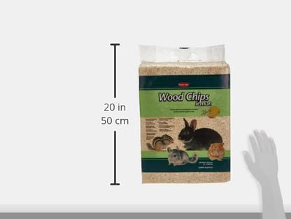 Padovan Wood Chips Lemon 4kg / 56L | Lemon-Scented Hygienic Litter for Rodents