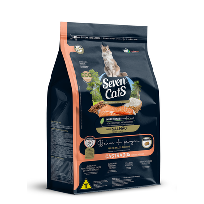 Seven Cats Sterilized Salmon Cat Food | Coat Beauty Formula 3kg