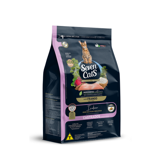 Seven Cats Sterilized Cat Food Chicken | Indoor Weight Control Formula 1kg