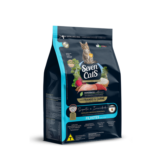Seven Cats Sterilized High Protein Cat Food | Chicken & Beef 1kg