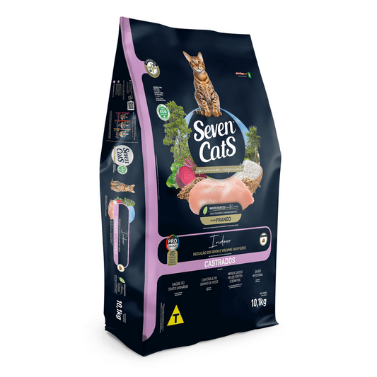 Seven Cats Sterilized Indoor Cat Food | Chicken 10kg+100g