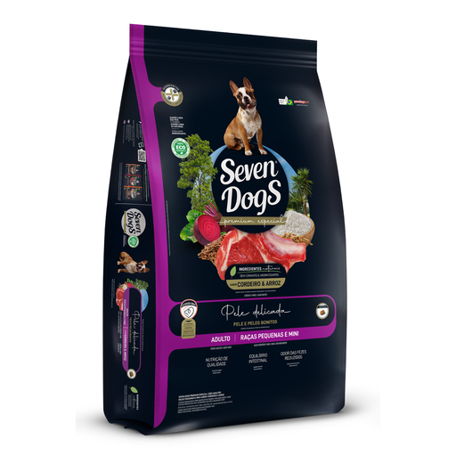 Seven Dogs Adult Dog Food Lamb & Rice | Small & Mini Breeds 10kg+100g
