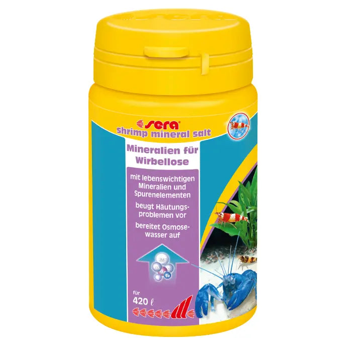 Sera Shrimp Mineral Salt | Mineral Supplement for Freshwater Shrimp | 100ml (105g)