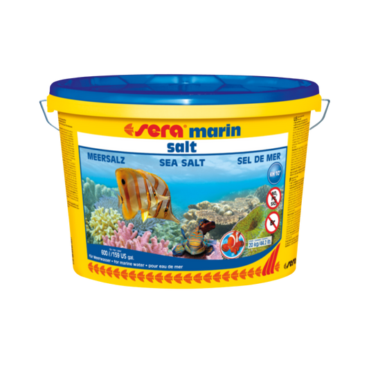 Sera Marin Salt | Synthetic Sea Salt for Marine Aquariums | 20kg (Makes 600L)