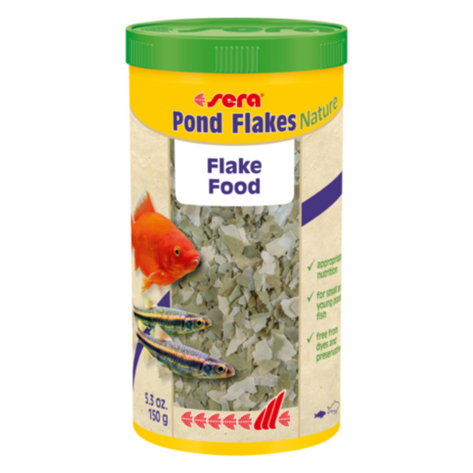 Sera Pond Flakes Nature | Complete Pond Fish Food | 1L