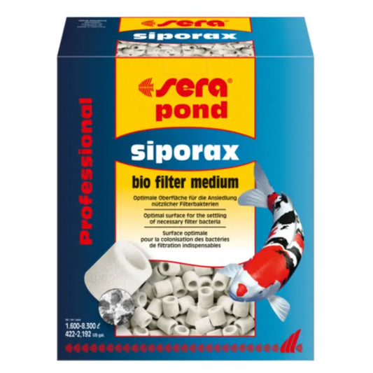 Sera Siporax Pond Professional 10L (15mm/2.9kg) | Top-Tier Biological Pond Filter Media